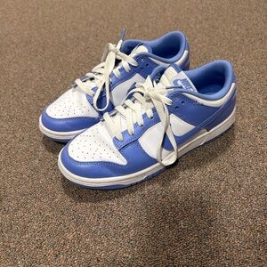 Nike Classic Blue and White Low-Tops Dunks
